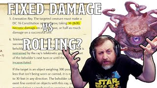 Fixed Damage vs. Rolling Damage? | Nerd Immersion