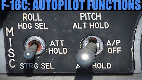 F-16C Viper: Autopilot Tutorial | DCS WORLD
