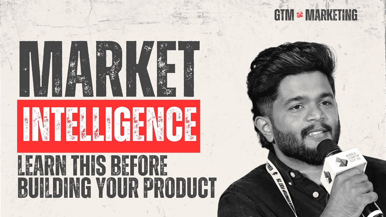 GTM Blueprint: From Zero to First Revenue | Learn Market Intelligence | Part 1 | GOS By Ramees