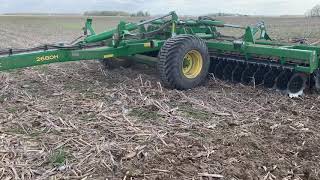 John Deere 2680H in Corn Stalks.