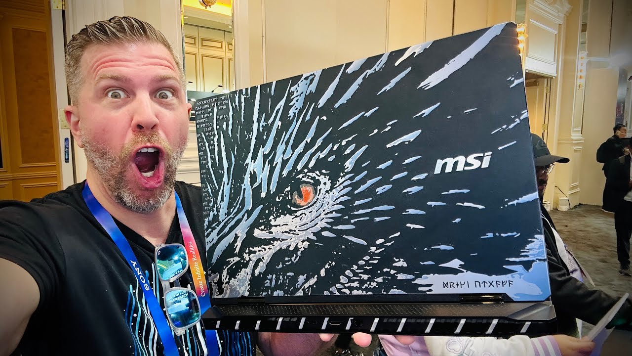 2025 MSI Titan 18 HX Dragon Edition Hands On with RTX 5090 and