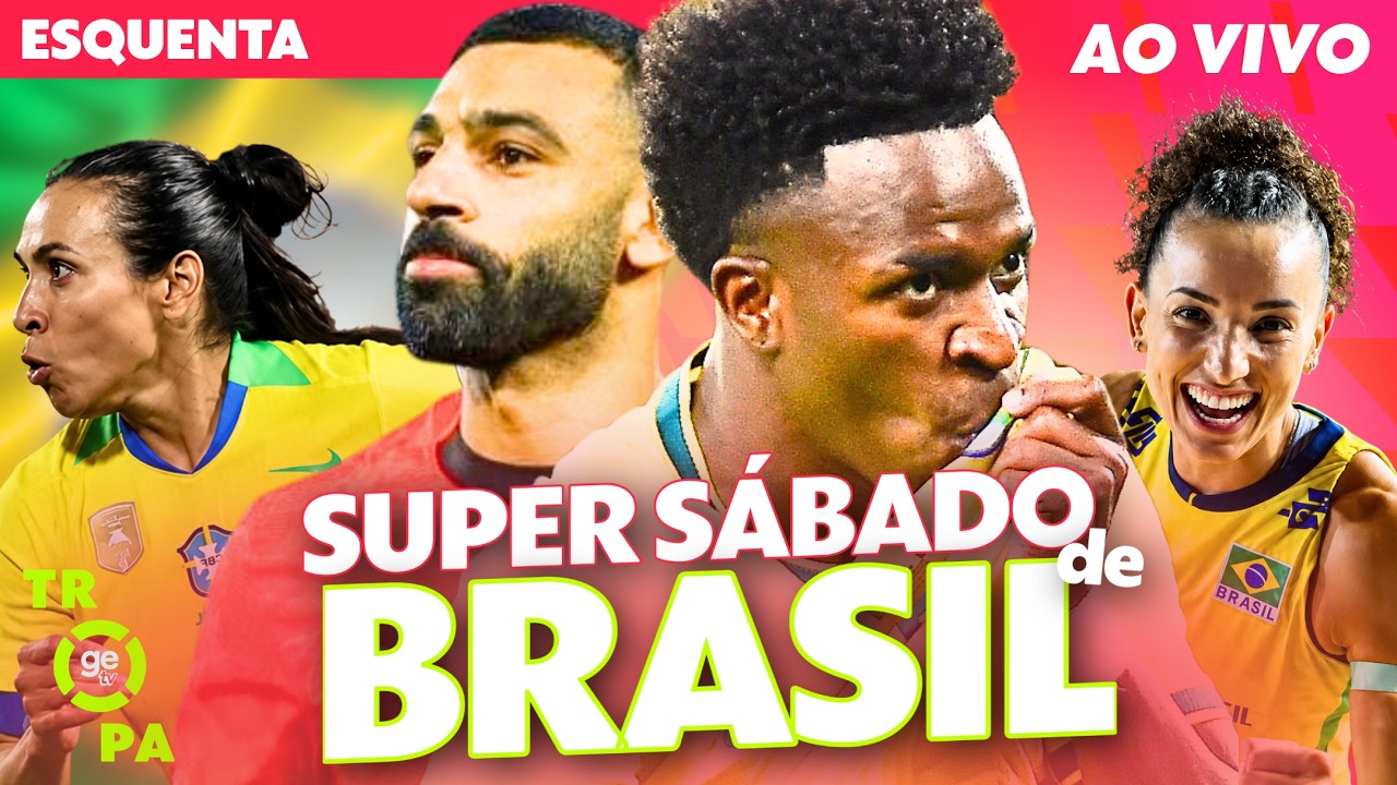 AO VIVO! BRASIL X EGITO: ÚLTIMO JOGO ANTES DA COPA DO MUNDO! | VNL | AMISTOSO FEMININO | Tropa GE TV