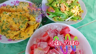 Tát Mương Bắt Cá Và Lần Đầu Làm Thử Lẫu Dưa | Bắp Chuối & Family T334