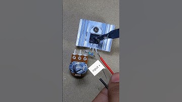 Dc voltage regulator LM317 ic