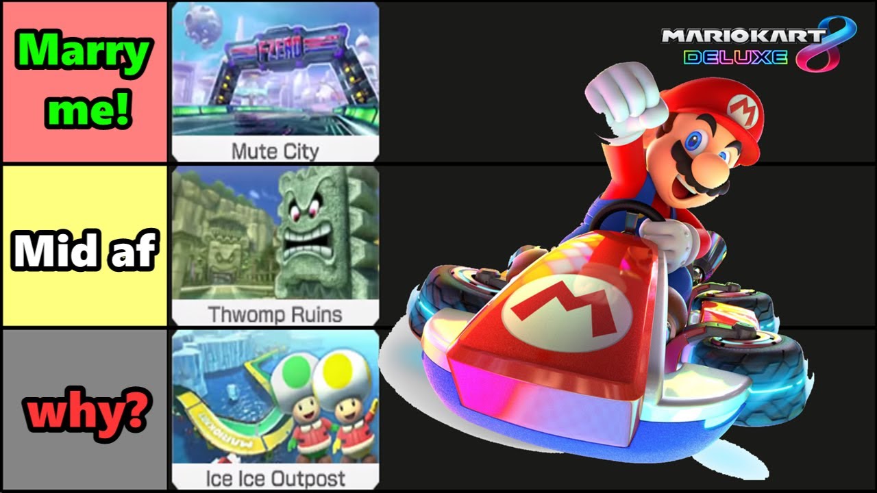 Ranking All 48 Tracks in Mario Kart 8 Deluxe (and the OST!) YouTube