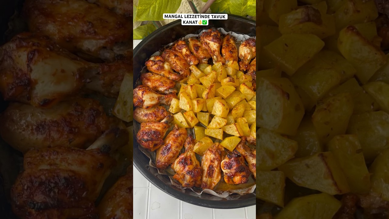 MANGAL LEZZETİNDE TAVUK KANAT TARİFİ💯👌 #shortvideo #shortsviral #shorts #tavukkanat