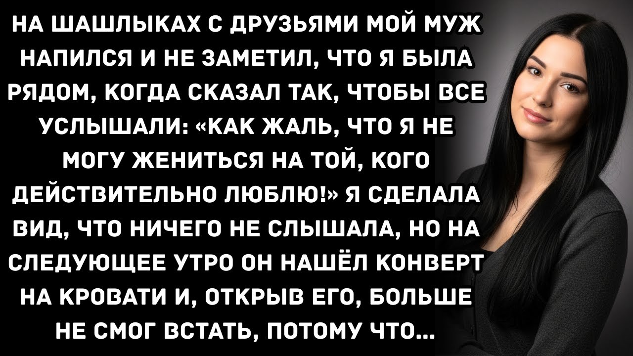 На шашлыках с друзьями мой муж напился и не заметил, что я была рядом, когда сказал так, чтобы...