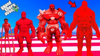 SHINCHAN Growing BIGGEST RED HULK Family In GTA 5!