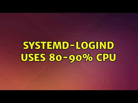 Ubuntu: systemd-logind uses 80-90% CPU