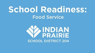School Readiness: Food Service