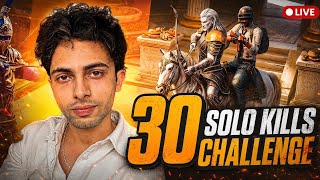 BGMI Live - Solo 30 Kills Challenge | Full Rush Gameplay #BGMI #BGMILive #SoloVsSquad