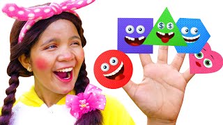 Finger Family Song - Shapes Nursery Rhymes for Kids