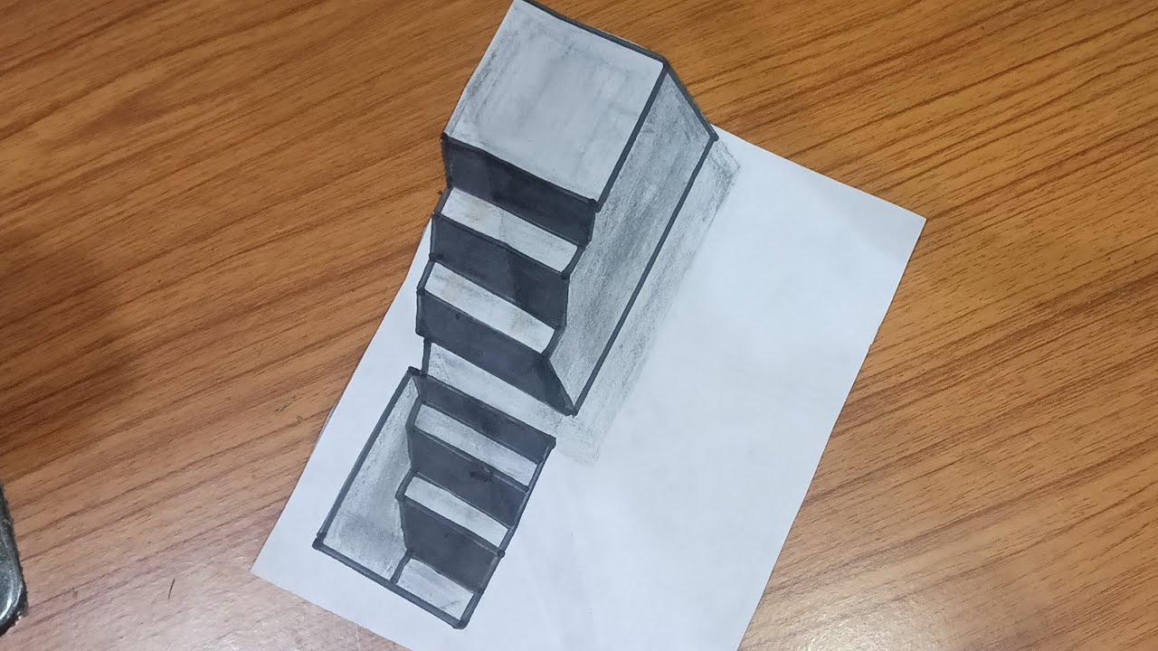 3d drawing very easy drawing 