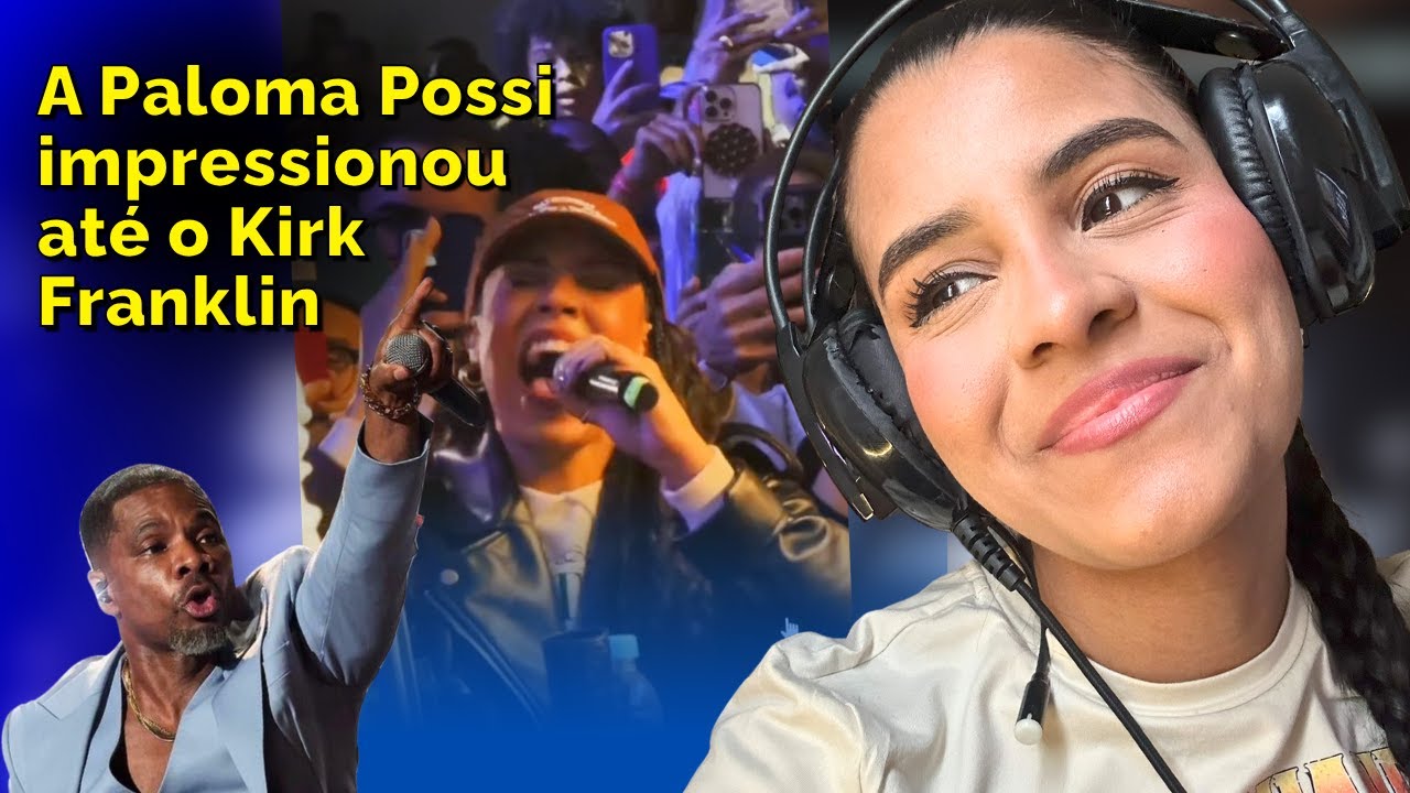 REAGINDO A PALOMA POSSI, JESSICA AUGUSTO E TON CARFI CANTANDO PARA KIRK FRANKLIN