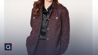 Dennis Basso Textured Knit Boucle Jacket with Sparkle | QVC