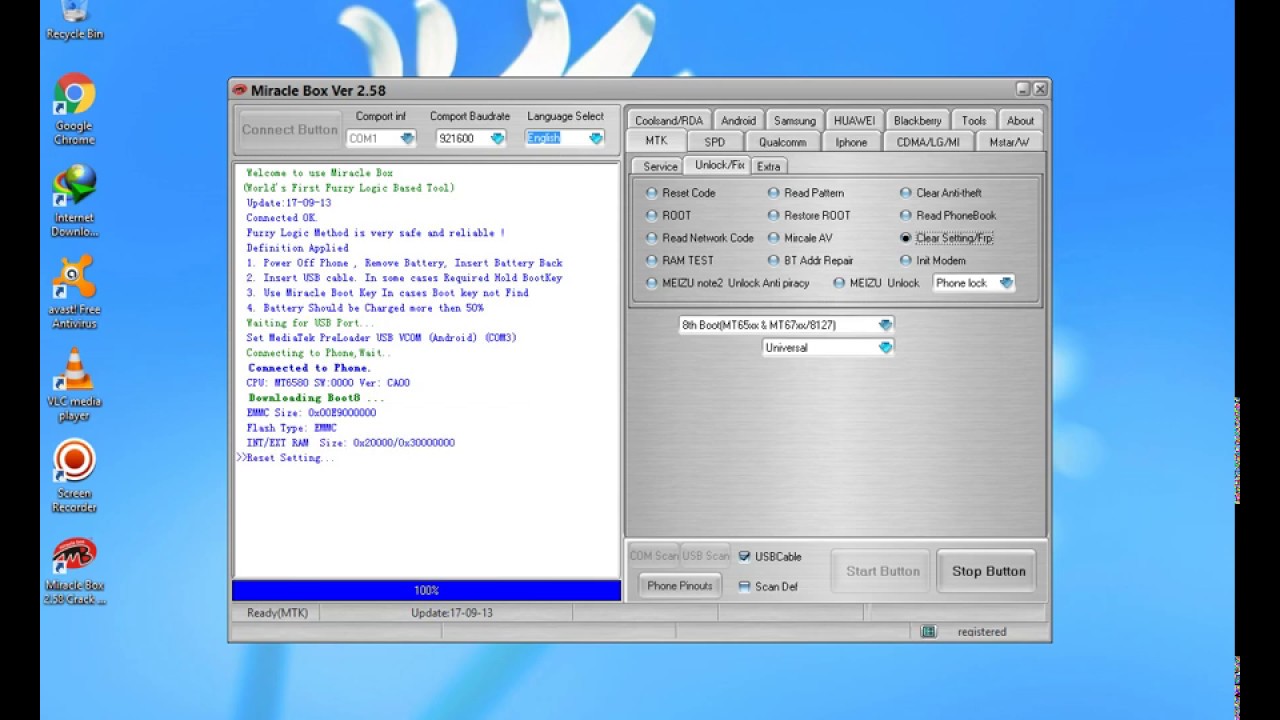 Qmobile i6i MT6580 frp remove In one click with miracle crack