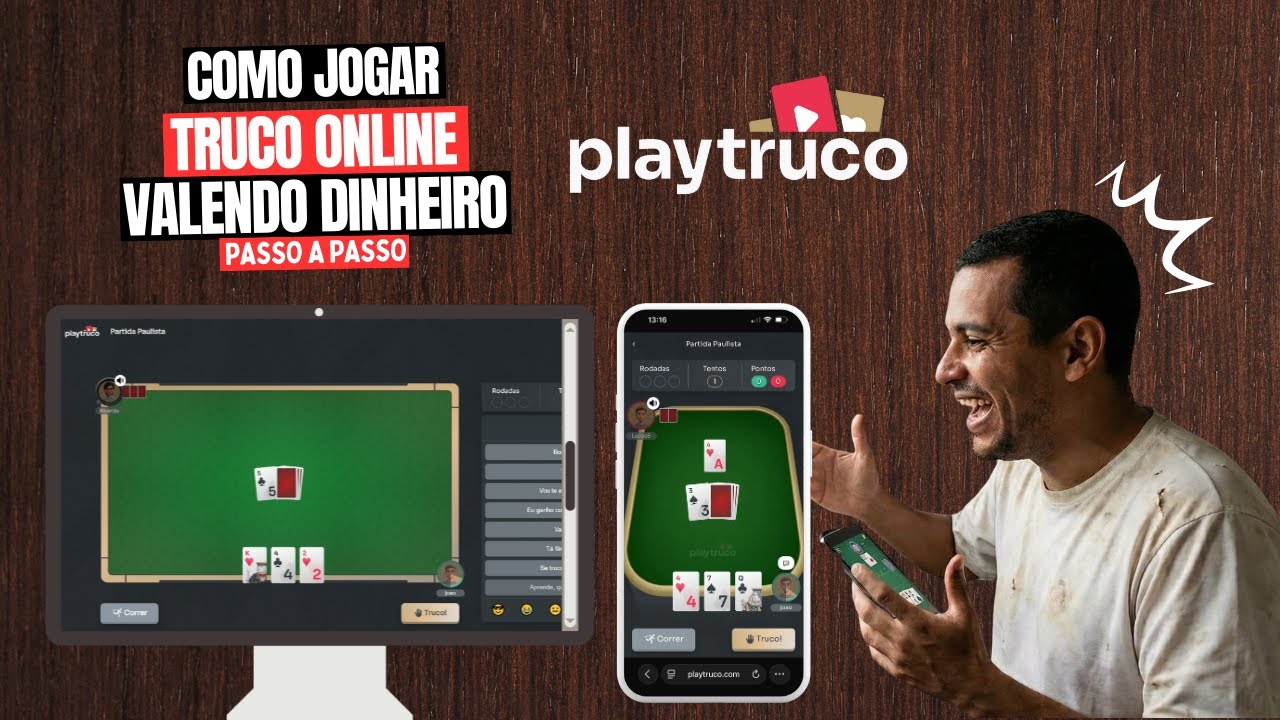 COMO JOGAR TRUCO ONLINE APOSTADO PASSO A PASSO l TRUCO ONLINE É NA ...