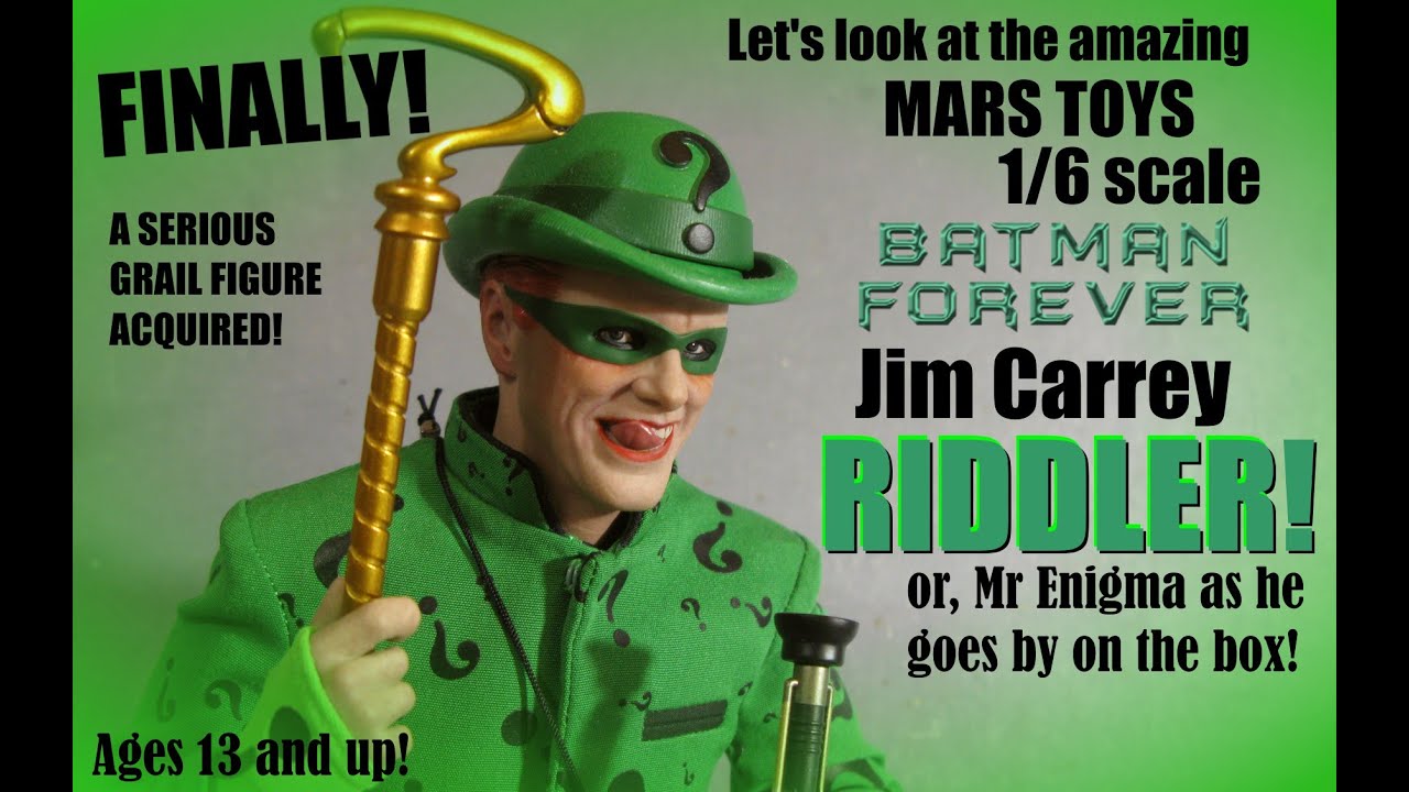 Mars Toys Mr Enigma or the Batman Forever RIDDLER figure in 1/6
