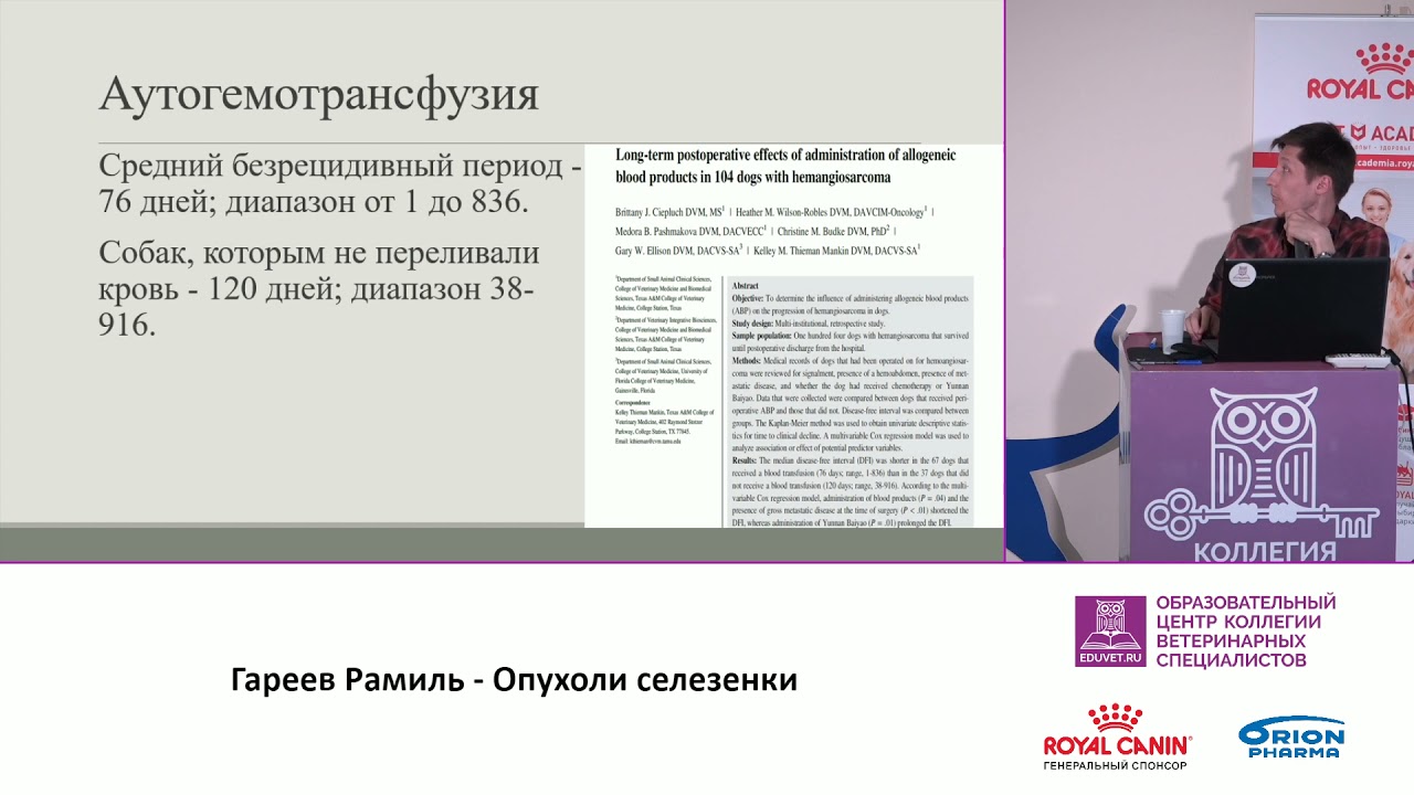 Гареев Рамиль. Опухоли селезенки.