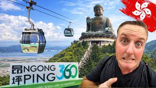 Most INSANE Cable Car Ride in Hong Kong 🇭🇰 (Big Buddha)