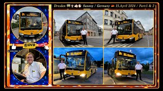 Dresden Bus line 84 with Christoph / Part:1 & 2 / Long video version / Buslinie 84 mit Christoph