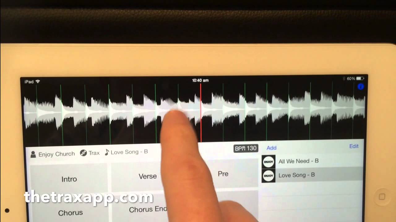 TRAX iOS iPad App - 1.1 Update