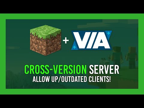 Minecraft: Allow any version to join your server | Back/Forwards compatible! | ViaVersion