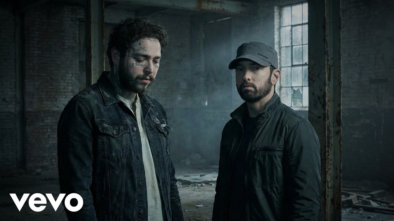 Eminem feat  Post Malone & Halsey - Broken Dreams