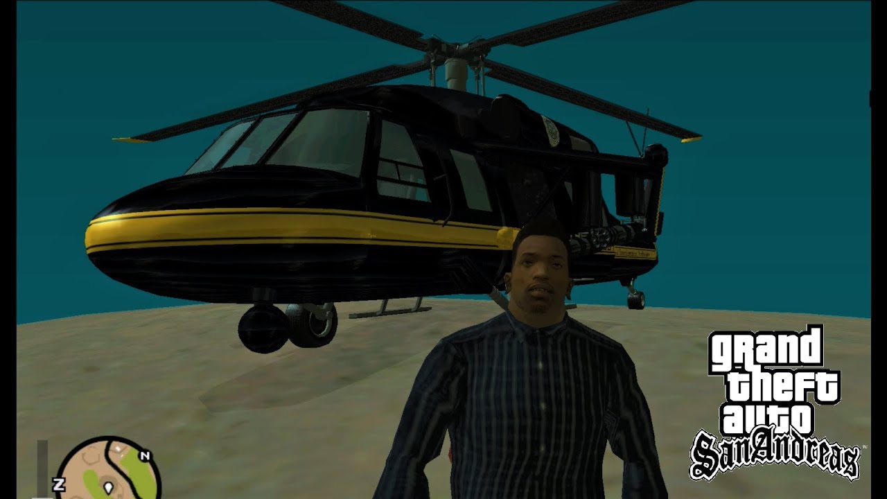 GTA IV Police Helicopter para GTA San Andreas