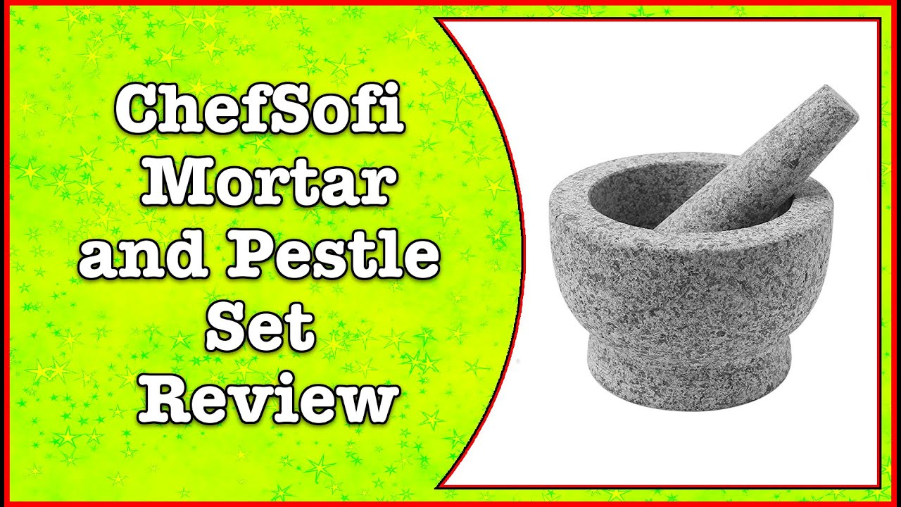 ChefSofi Mortar and Pestle Heavy Granite Set Review MumblesVideos