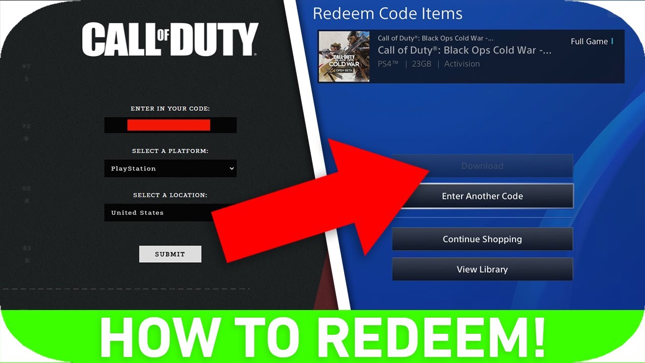 HOW TO *REDEEM* COD: COLD WAR BETA! 