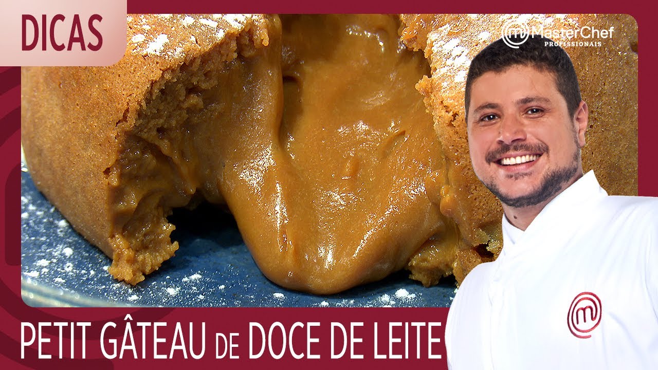 PETIT GÂTEAU DE DOCE DE LEITE com Raul Lemos | DICAS MASTERCHEF | MasterChef Brasil