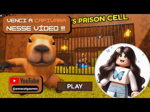 VENCI O BARRY CAPIVARA NESSE VÍDEO!!! - #roblox #gameplay #barryprisonrun #capivara #prision