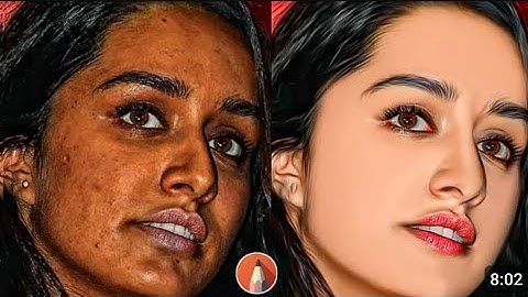 😱 Oily Smooth Skin HDR Secret Trick 😱 Face Smooth Editing llSkechbook Editing #picsartediting