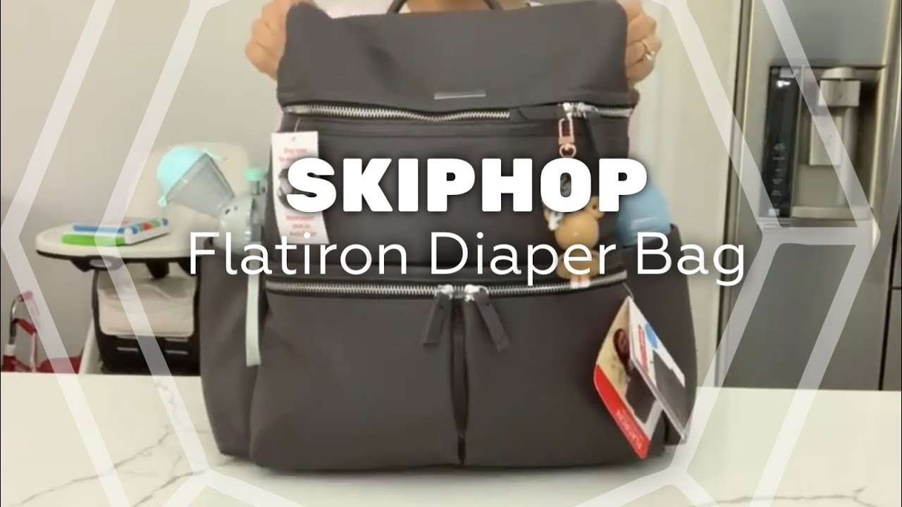 skip hop leather diaper bag
