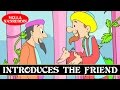Mulla Nasruddin Funnily Introduces his Friend | Animated Short Stories For Kids