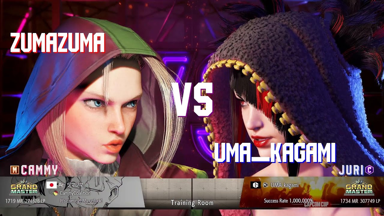 SF6 Zumazuma (Cammy Modern) Vs UMA_kagami (Juri Classic)
