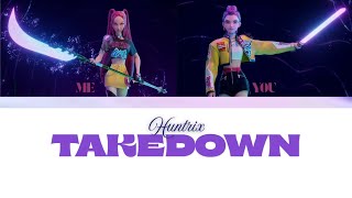 HUNTR/X 'TAKEDOWN' (SING WITH ME) | KARAOKE