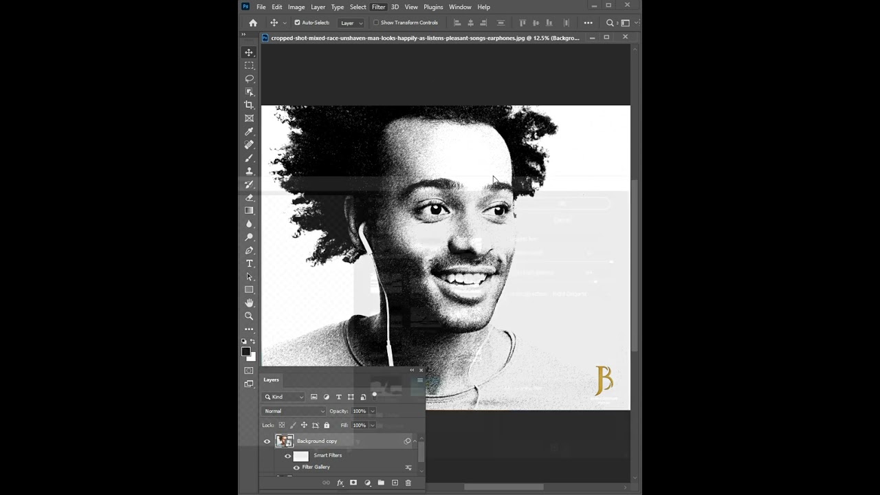 How to Create Portrait Dots Art in Photoshop 