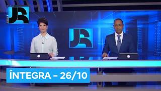 Watch the full episode of Jornal da Record | 10/26/2026