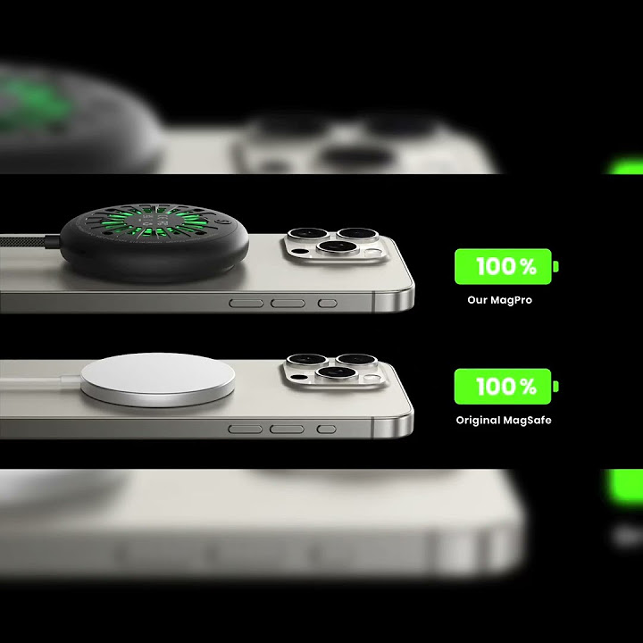 Iniu magpro magnetic wireless charger faster than original magsafe 