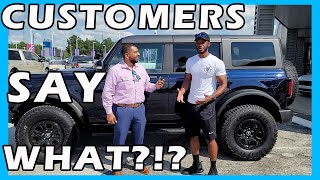 25 Customers test drove my Ford Bronco RAW Impressions & Reactions