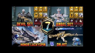 HONOR ULTIMATE SET | ANGEL & DEVIL SET | AKM UPGRADE | AKM ON-HIT | HONOR LUCKYSPIN | FREE MYTHIC