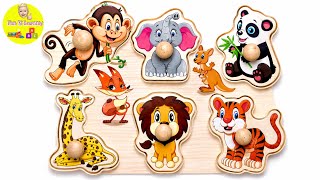 Learn Zoo Animals with Fun Puzzle 🐘🦁 | Fun Toddler Learning Video screenshot 5
