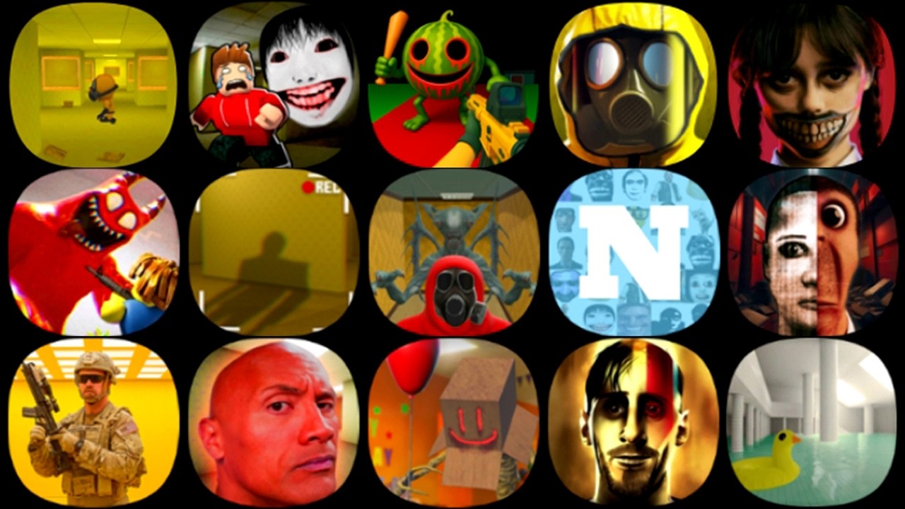 Backrooms - Shoot Them All 🔫 Monster Shooter 👻 Hide in The Backroom 🔫 Horror Face...✨