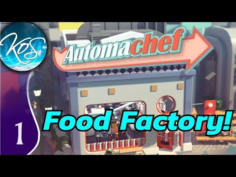 Automachef Ep 1: COOKING WITH MACHINES! - Food Factory! - Let's Play, Gameplay