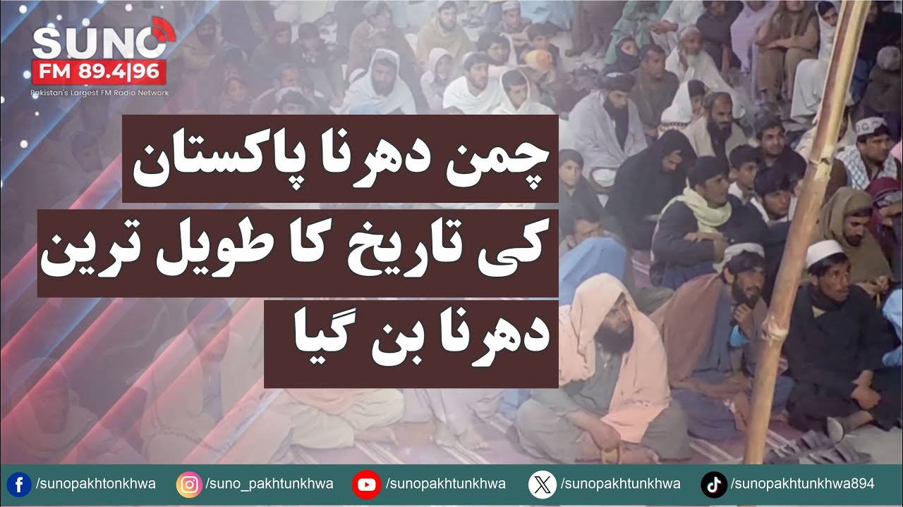 Chaman Sit-in: 177 Days of Persistence | Longest Sit-in in Pakistan's History