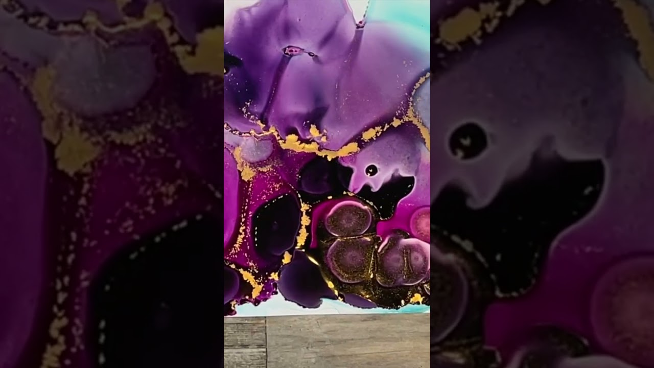 The Slow Morph - Alcohol Ink Art