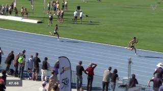 2016 Vic Relays. Men Under 14 4x100m