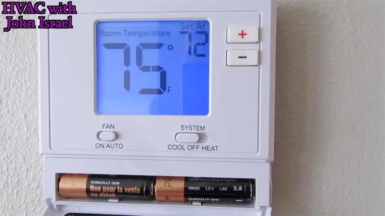 Simple HVAC Service Call Bad Thermostat YouTube